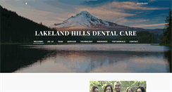 Desktop Screenshot of lakelandhillsdentalcare.com